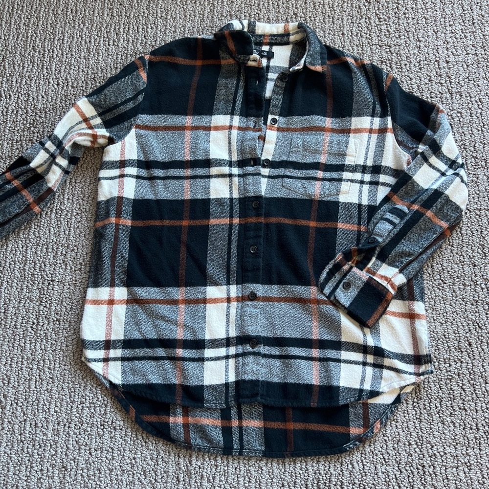 Set of 2 Madewell bromley and exboyfriend flannels $35